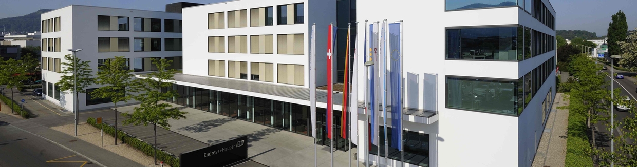 Az Endress+Hauser fő irodái a Sternenhof épületben (Reinach, Svájc)
