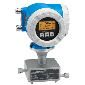 Picture: Coriolis flowmeter Cubemass DCI / 8CN for measuring smallest quantities of liquids & gases