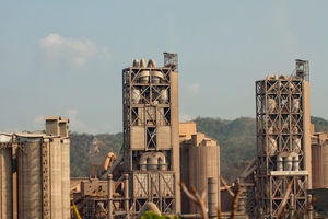 Cement storage silos