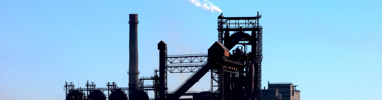 Steel plant with blast furnace