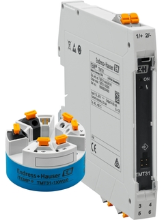 4-20 mA temperature transmitter as head or DIN rail device