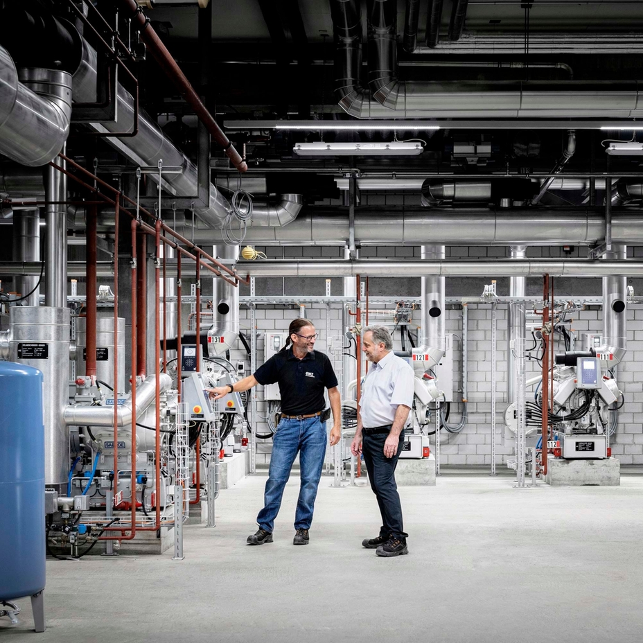 Belépés az energiaközpontba. Kép: Pierre Kellenberger Photography